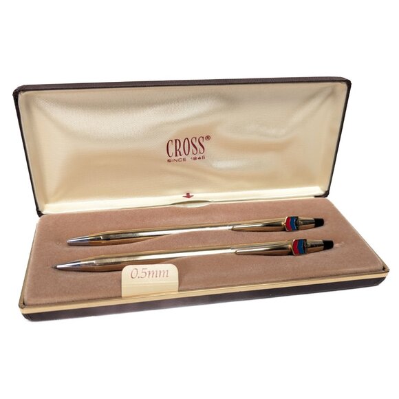 CROSS Pen and Pencil Set - Chevron Brand - Vintage - Picture 2 of 12